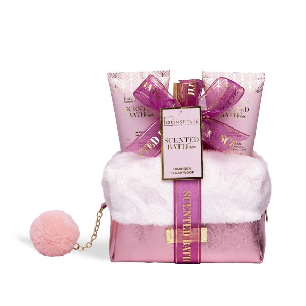 IDC Institute подаръчен комплект Scented Bath Rose 4 части