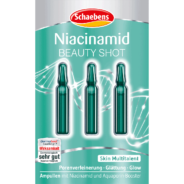 Schabens серум за лице Niacinamide beauty shot 3x1мл.