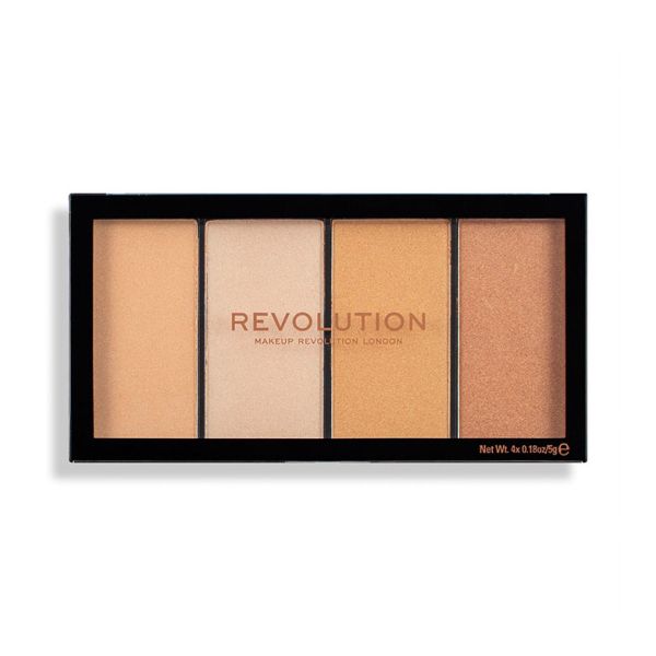 Makeup Revolution палитра хайлайт Reloaded Lustre Lights Heat Wave