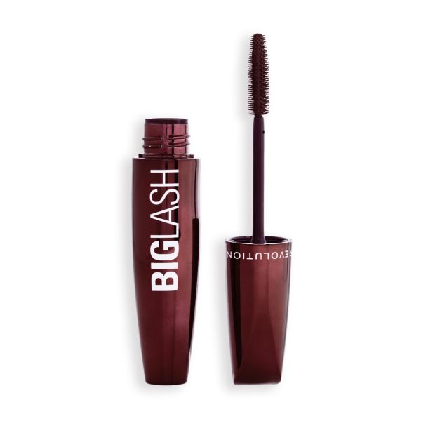 Makeup Revolution кафява спирала за очи Big Lash Brown