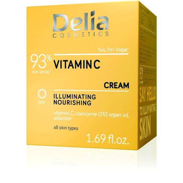 Delia озаряващ дневен крем за лице Vitamin C 50мл