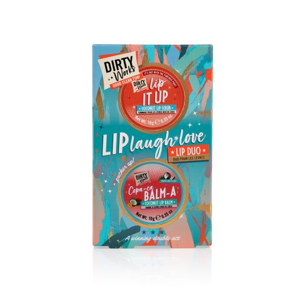 Dirty Works комплект за устни Lip laugh love 2 части