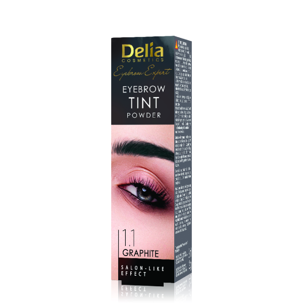 Delia боя за вежди TINT powder 1.1 графит 2гр.